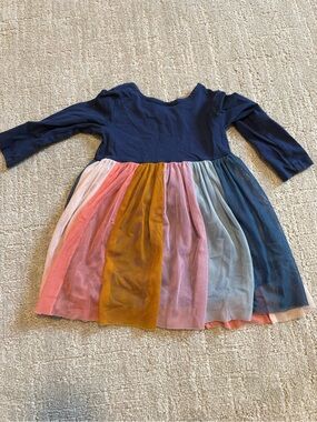 Hanna Andersson Rainbow Tulle Dress